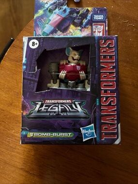 Hasbro Transformers Legacy Bomb-Burst Figure - Purple, Red, Beige, Teal